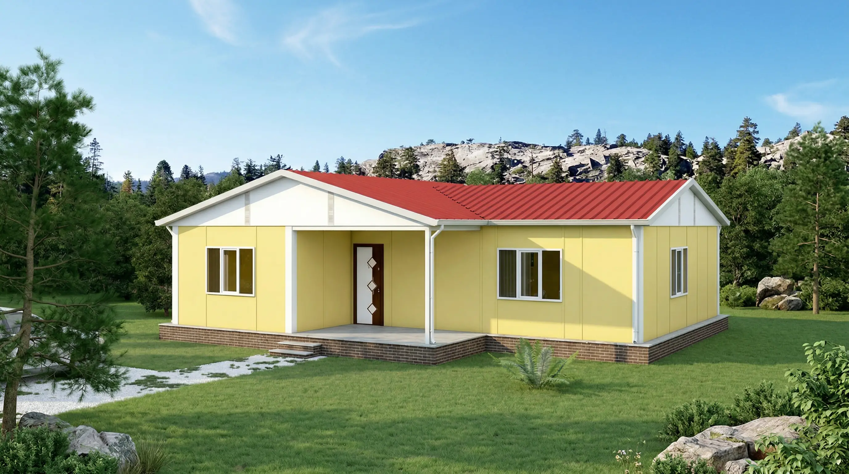 93 m² Prefabrik Ev Fiyatları
